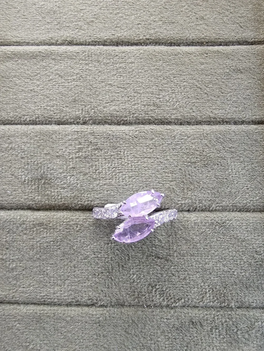 Rhodium Plated Ring Size 8